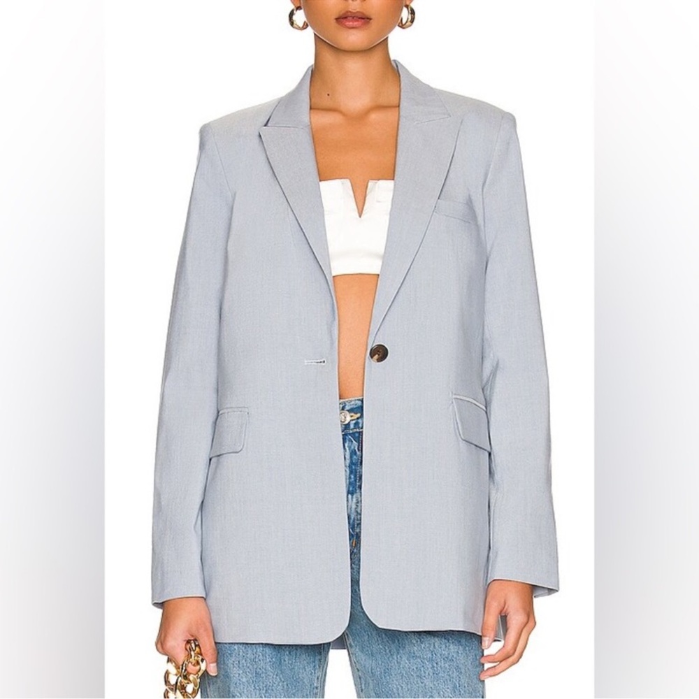 1. State Women's Soft Gray Blazer